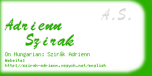 adrienn szirak business card